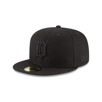 Sapca New Era Detroit Tigers MLB Blackout Basic 59FIFTY Fitted - Negrii